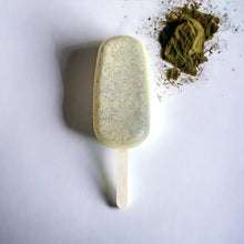 Load image into Gallery viewer, Green Clay Organic ice cream bar with Poppy Seeds Scented Green Fougere