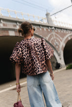 Load image into Gallery viewer, Charlotte Blouse (Leopard)