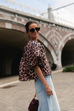 Load image into Gallery viewer, Charlotte Blouse (Leopard)