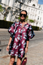 Load image into Gallery viewer, Charlotte Dress (Viola Burgundy)