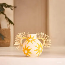 Load image into Gallery viewer, Fernada Ceramic Vase (Golden Glow)