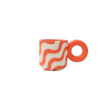 Load image into Gallery viewer, Bautista Ceramic Mug (Happy Waves)