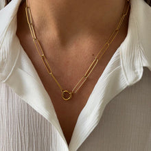 Load image into Gallery viewer, Base Big Oval Necklace (45 cm)