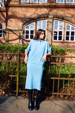 Load image into Gallery viewer, Knitty Poloshirt (Blue)
