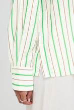 Load image into Gallery viewer, Ihkatya Shirt (Green Stripes)