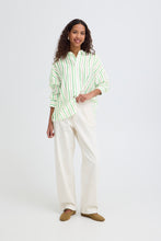 Load image into Gallery viewer, Ihkatya Shirt (Green Stripes)