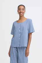 Load image into Gallery viewer, Ihjilma Shirt (White/Blue)