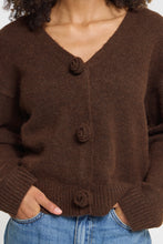Load image into Gallery viewer, Povoke Cardigan (Coffee Brown)