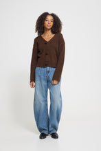 Load image into Gallery viewer, Povoke Cardigan (Coffee Brown)