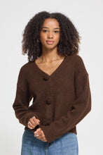 Load image into Gallery viewer, Povoke Cardigan (Coffee Brown)