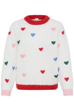 Load image into Gallery viewer, Belablue Knit (White/Hearts)