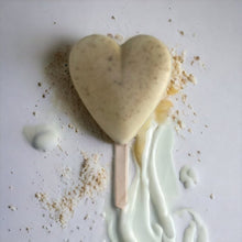 Load image into Gallery viewer, Karite Butter Organic heart bar Scented Yellow Freecia