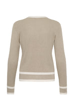 Load image into Gallery viewer, LeenahIW Cardigan (Vanilla - Brown)