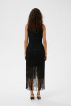Load image into Gallery viewer, CHARLEENEIW Fringe Dress (Black)