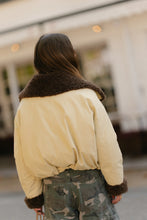 Load image into Gallery viewer, Quinn Aviator Jacket (Butter yellow)