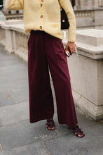 Load image into Gallery viewer, Rose Trousers (Burgundy)