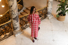 Load image into Gallery viewer, Cosette Skirt (Red/Off White)