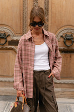 Load image into Gallery viewer, Kaia Shirt (Pink/Latte)