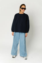 Load image into Gallery viewer, Mommy Sweater (Navy/Red)