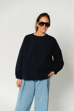 Load image into Gallery viewer, Mommy Sweater (Navy/Red)
