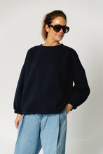 Load image into Gallery viewer, Mommy Sweater (Navy/Red)