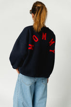 Load image into Gallery viewer, Mommy Sweater (Navy/Red)