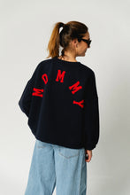 Load image into Gallery viewer, Mommy Sweater (Navy/Red)