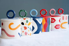 Load image into Gallery viewer, Veronica Ceramic Jar (Green Twist)