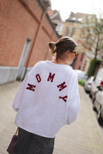 Load image into Gallery viewer, Mommy Sweater (Burgundy/Light grey)