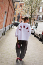 Load image into Gallery viewer, Mommy Sweater (Burgundy/Light grey)
