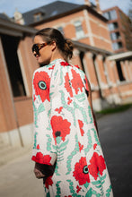 Load image into Gallery viewer, Chloe Dress (Ecru/Red)