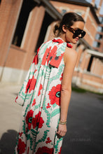 Load image into Gallery viewer, Chloe Dress (Ecru/Red)