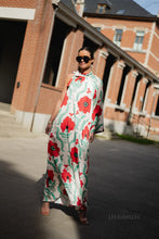 Load image into Gallery viewer, Chloe Dress (Ecru/Red)
