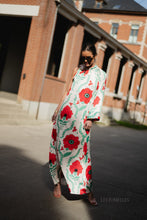 Load image into Gallery viewer, Chloe Dress (Ecru/Red)
