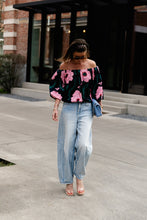 Load image into Gallery viewer, Rumi Top (Navy/Pink)