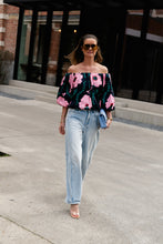 Load image into Gallery viewer, Rumi Top (Navy/Pink)