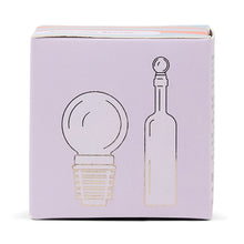 Load image into Gallery viewer, Here's How - The Moony, Lilac Glass Bottle Stopper