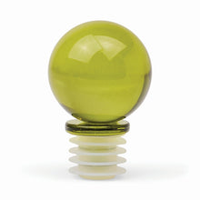 Load image into Gallery viewer, Here's How - The Moony, Olive Glass Bottle Stopper