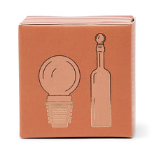 Load image into Gallery viewer, Here's How - The Moony, Amber Glass Bottle Stopper