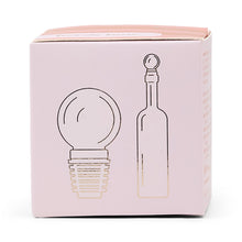 Load image into Gallery viewer, Here's How - The Moony, Blush Glass Bottle Stopper