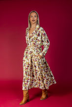 Load image into Gallery viewer, Sylvie Dress (Ivory Pensies)