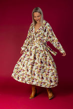 Load image into Gallery viewer, Sylvie Dress (Ivory Pensies)