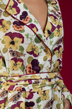 Load image into Gallery viewer, Sylvie Dress (Ivory Pensies)