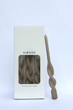 Load image into Gallery viewer, Maegen Set of 3 Glossy Twisted Taper Mink Candles (25cm)