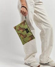 Load image into Gallery viewer, Olive Leopard XL Pouch Bag