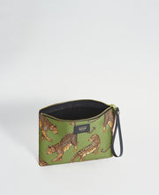 Load image into Gallery viewer, Olive Leopard XL Pouch Bag