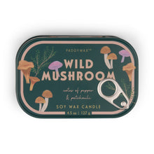 Load image into Gallery viewer, Paddywax Bistro "Wild Mushroom" Tin Candle