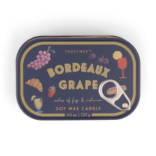 Load image into Gallery viewer, Paddywax Bistro "Bordeaux Grape" Tin Candle