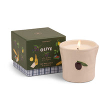 Load image into Gallery viewer, Paddywax Bistro "Olive" Ceramic Candle