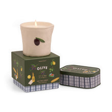Load image into Gallery viewer, Paddywax Bistro "Olive" Ceramic Candle